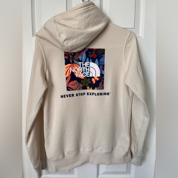 Women’s The North Face Cotton Blend Hoodie XS Never Stop Exploring - Picture 6 of 9
